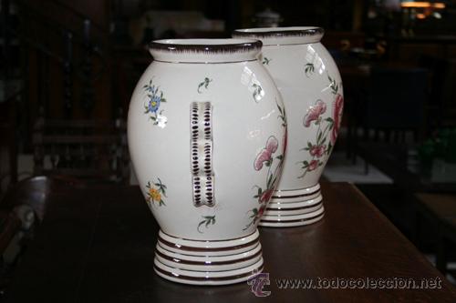 Antig&uuml;edades: JARRONES EN PORCELANA FRANCESA REF.5180 - Foto 4