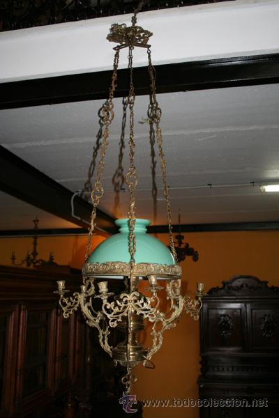 Antig&uuml;edades: L&Aacute;MPARA NAPOLE&Oacute;N III,BRONCE REF.5185 - Foto 2
