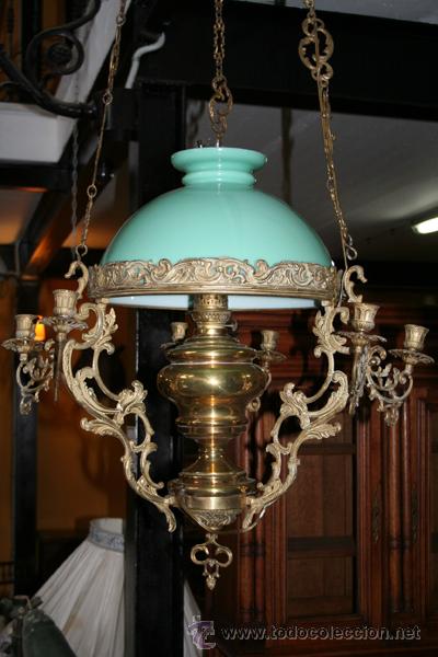 Antig&uuml;edades: L&Aacute;MPARA NAPOLE&Oacute;N III,BRONCE REF.5185 - Foto 4