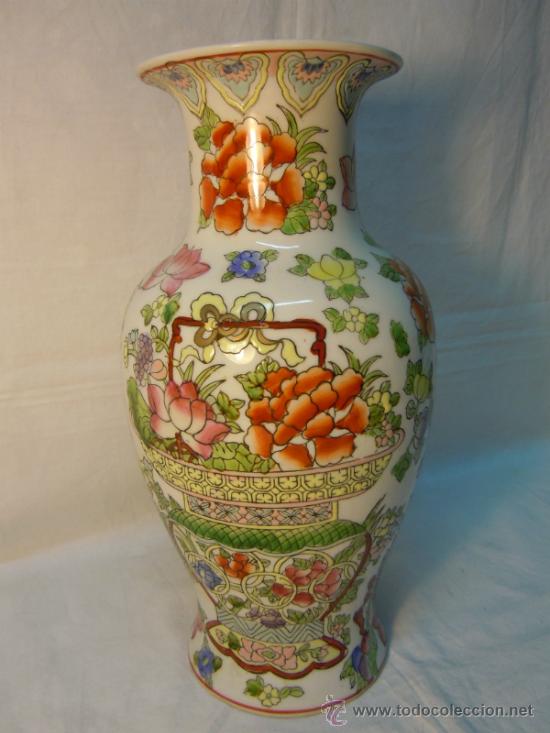 jarron chino de porcelana de 60 - Buy Antique Porcelain of China todocoleccion - 31985198