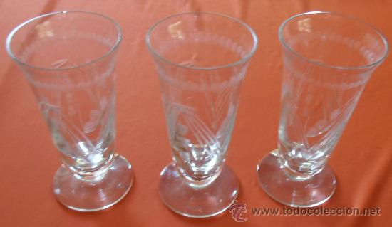Antig&uuml;edades: 3 COPAS DE COCTEL MUY ANTIGUAS - Foto 1