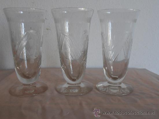 Antig&uuml;edades: 3 COPAS DE COCTEL MUY ANTIGUAS - Foto 2