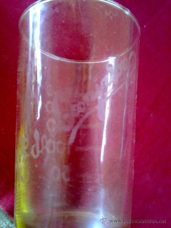 Antig&uuml;edades: vaso de cristal , recuedo de lanjaron - Foto 2