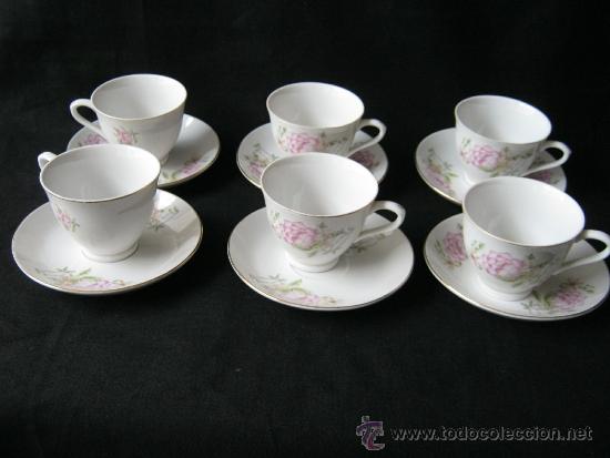 Antig&uuml;edades: ANTIGUO JUEGO DE CAFE SEIS SERVICIOS - Foto 1