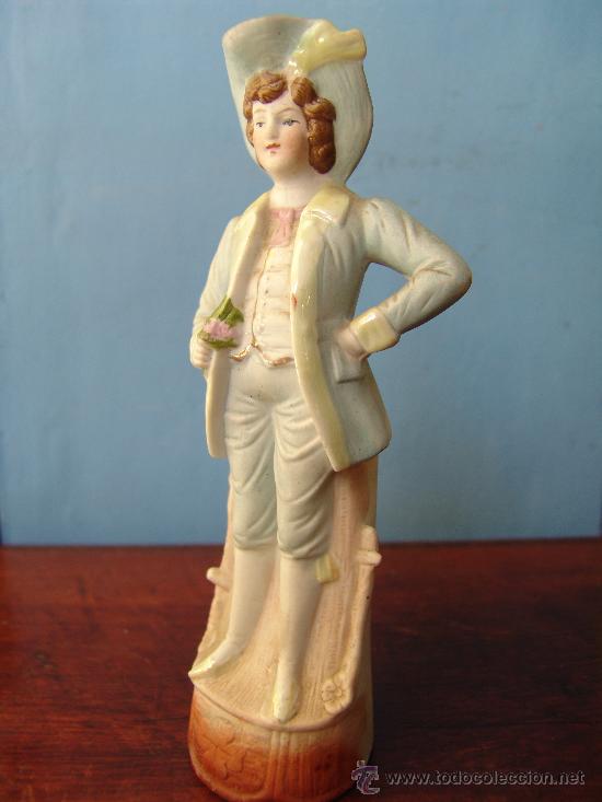 Antig&uuml;edades: FIGURA BISCUIT COLOR - Foto 1