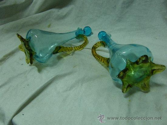 Antig&uuml;edades: VINAGRERAS CRISTAL SOPLADO - Foto 2