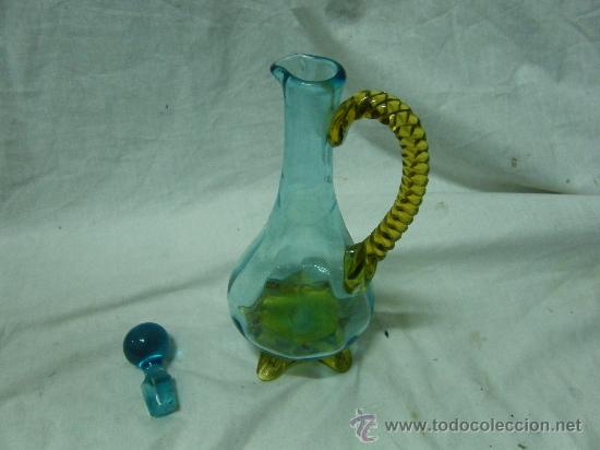 Antig&uuml;edades: VINAGRERAS CRISTAL SOPLADO - Foto 3