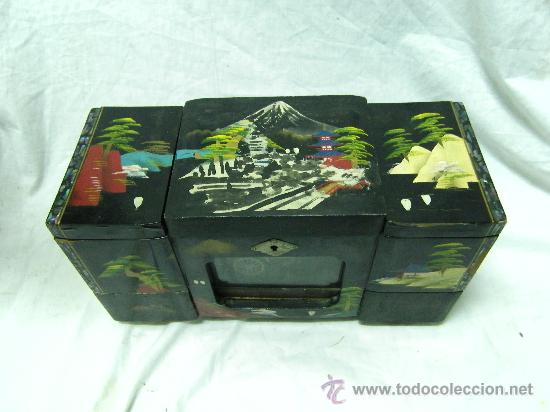 Antig&uuml;edades: CAJA-JOYERO ANTIGUO