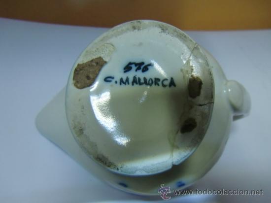 Antig&uuml;edades: Palmatoria de cer&aacute;mica azul - Foto 3