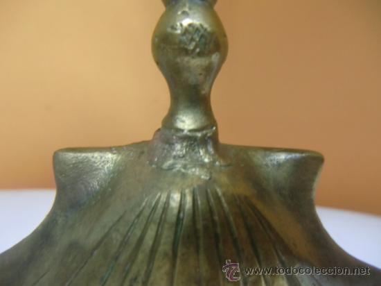Antig&uuml;edades: Pala de brasero antigua de bronce - Foto 4