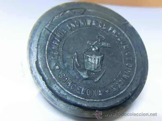 Antig&uuml;edades: Bronce de la Compa&ntilde;&iacute;a Anonima de Productos Qu&iacute;micos - Foto 2
