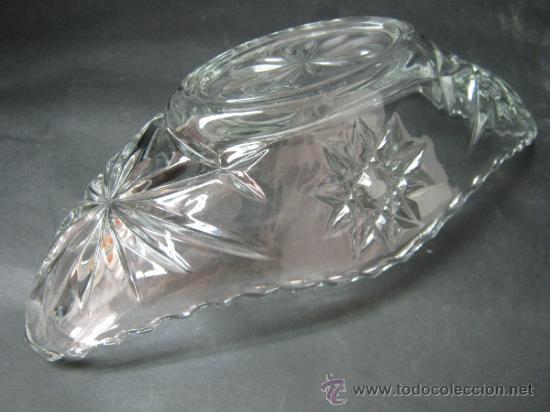Antig&uuml;edades: Bello Centro Cristal 24 cm - Foto 3