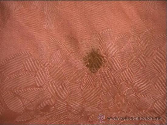 Antig&uuml;edades: COLCHA ROJA PARA CAMA DE 80CM - Foto 4