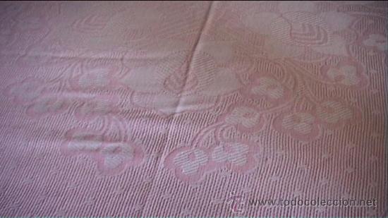 Antig&uuml;edades: COLCHA ROSA - Foto 2