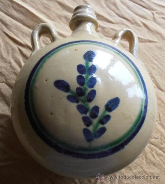 Antig&uuml;edades: BOTELLA DE CERAMICA, FIRMADA R G. - Foto 6
