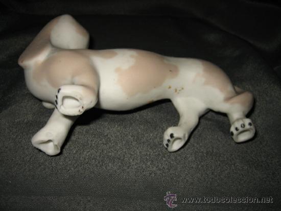 Antig&uuml;edades: ANTIGUO PERRO BASSET  DE BISCUIT - Foto 4