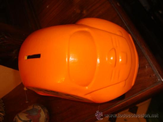 Antig&uuml;edades: ANTIGUA HUCHA RETRO, COCHE NARANJA - Foto 3