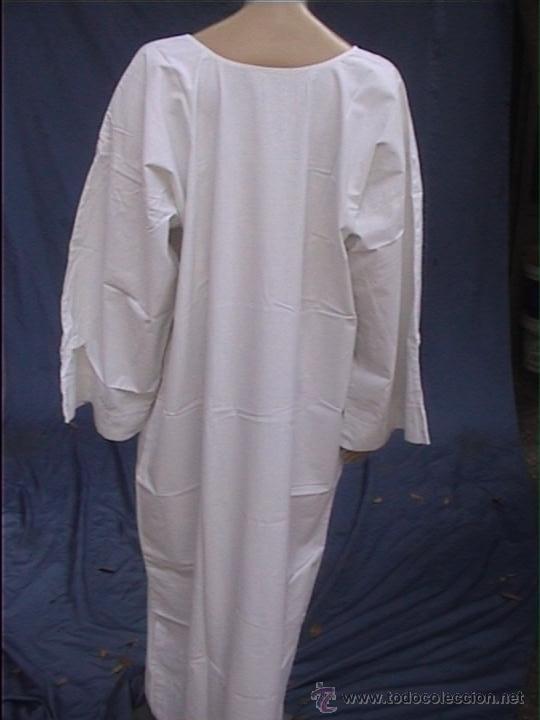 Antig&uuml;edades: CAMISON BLANCO  CON MANGAS CAIDAS - Foto 5