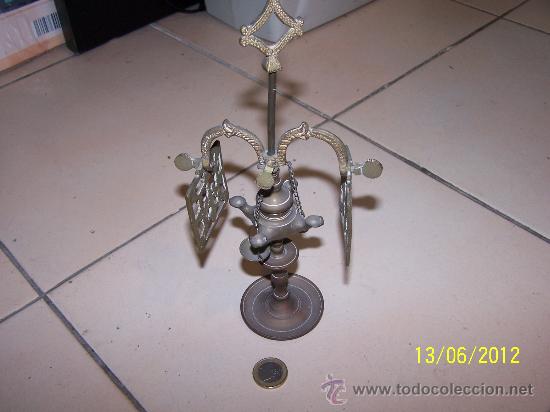 Antig&uuml;edades: LAMPARA DECORACION LATON - Foto 1