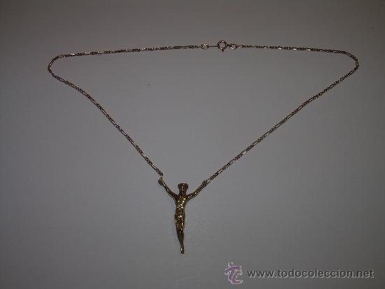 Antig&uuml;edades: BONITO COLGANTE DE CRISTO EN BRONCE. - Foto 3