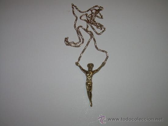 Antig&uuml;edades: BONITO COLGANTE DE CRISTO EN BRONCE. - Foto 4