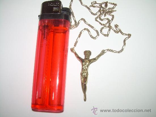 Antig&uuml;edades: BONITO COLGANTE DE CRISTO EN BRONCE. - Foto 5
