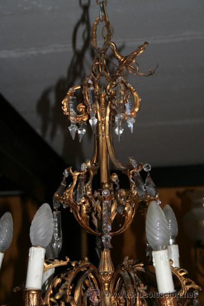 Antig&uuml;edades: L&Aacute;MPARA DE ARA&Ntilde;A,A&Ntilde;OS 30 REF.3209 - Foto 2