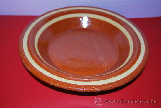 Antig&uuml;edades: PLATO DE CER&Aacute;MICA ESMALTADA - Foto 1