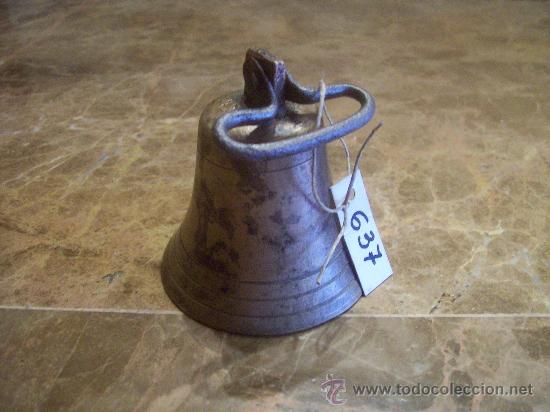 Antig&uuml;edades: ANTIGUA CAMPANILLA DE BRONCE - Foto 1