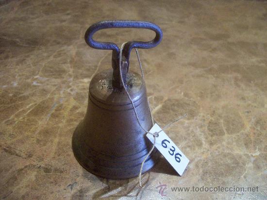 Antig&uuml;edades: ANTIGUA CAMPANILLA DE BRONCE - Foto 1