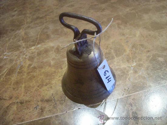 Antig&uuml;edades: ANTIGUA CAMPANILLA DE BRONCE - Foto 1