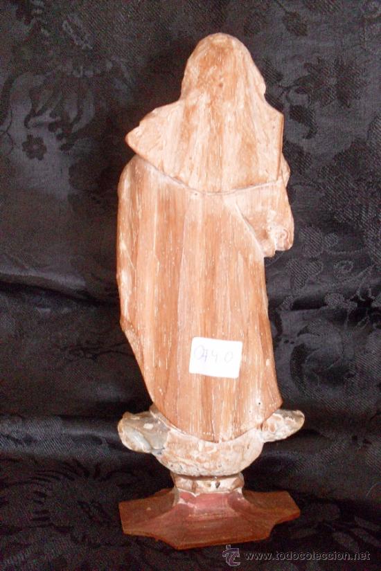 Antig&uuml;edades: VIRGEN TALLADA EN MADERA SIGLO XIX - Foto 6
