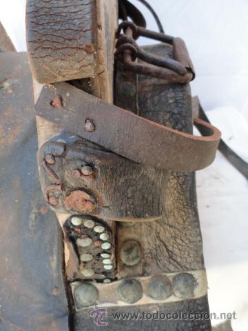Antig&uuml;edades: ANTIGUA PROTECCION O PIEZA DE CARGA PARA MULA. - Foto 5