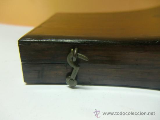 Antig&uuml;edades: Caja de compases de caoba. Antigua - Foto 2