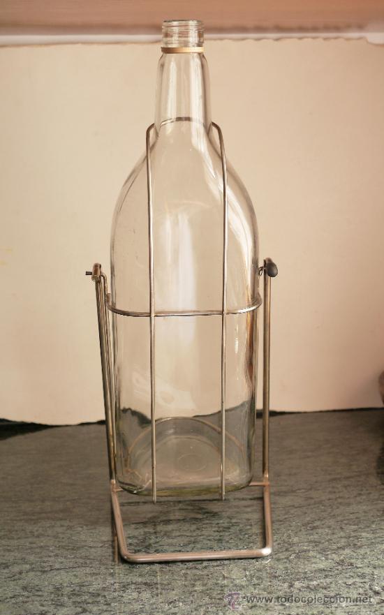 Antig&uuml;edades: Botella de 5 litros con pie - Foto 3