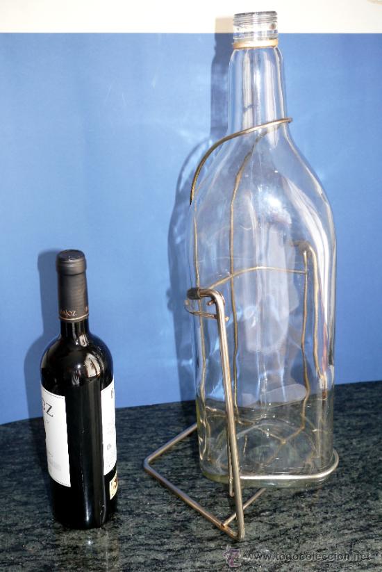 Antig&uuml;edades: Botella de 5 litros con pie - Foto 5