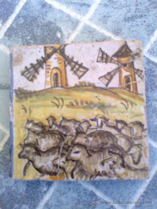 Antig&uuml;edades: AZULEJO SIGLO XVIII - Foto 1