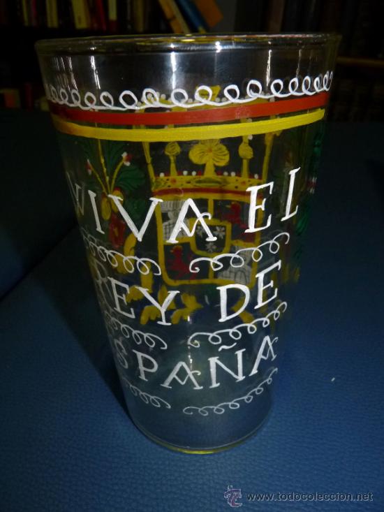 Oggetti Antichi: Vaso o Jarr&oacute;n Viva el Rey de Espa&ntilde;a
