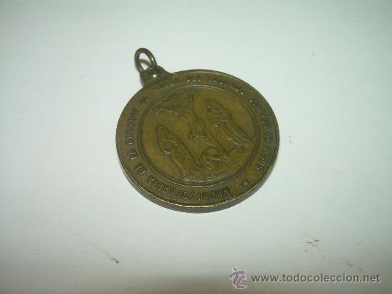 Antig&uuml;edades: ANTIGUA MEDALLA DE BRONCE. - Foto 1