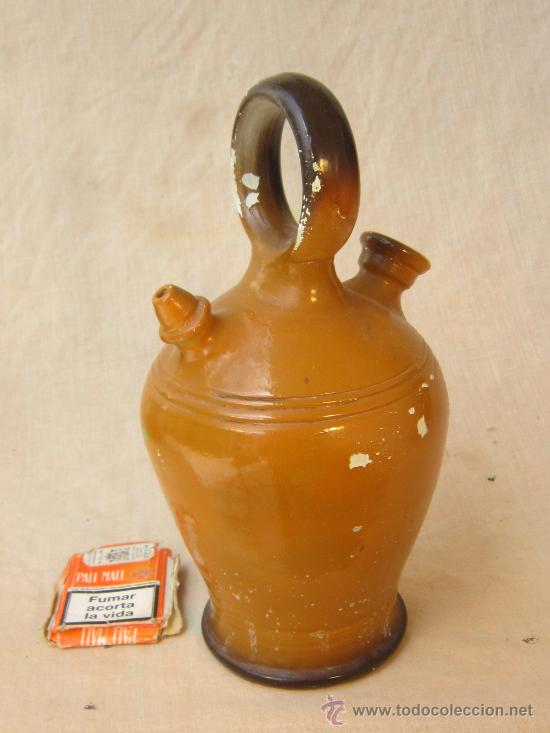 Antig&uuml;edades: BOTIJO PINTADO A MANO - Foto 2