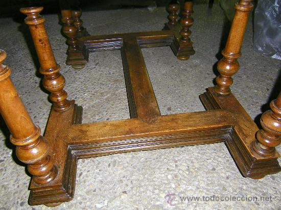 Antig&uuml;edades: MESA DE DESPACHO ANTIGUA DE NOGAL - Foto 9