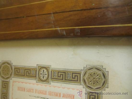 Antig&uuml;edades: Marco antiguo con marqueter&iacute;a - Foto 3