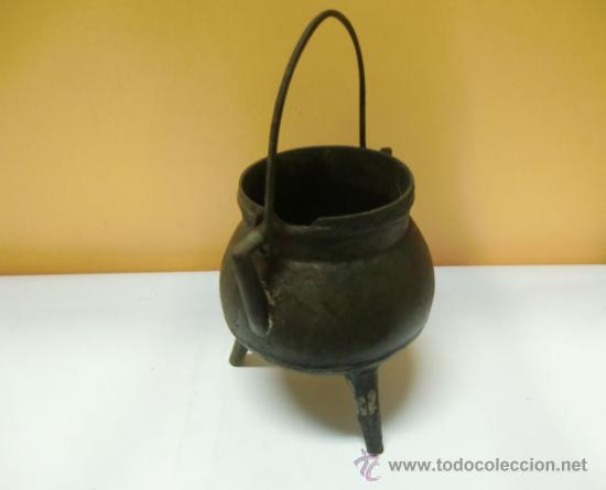 Antig&uuml;edades: Olla gallega de hierro - Foto 2