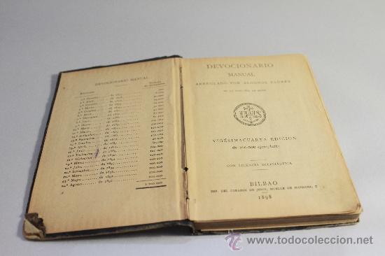 Antig&uuml;edades: Devocionario Manual, 1898 - Foto 3