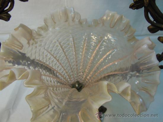 Antig&uuml;edades: CENTRO DE MESA FINALES XIX CALAMINA Y CRISTAL - Foto 3