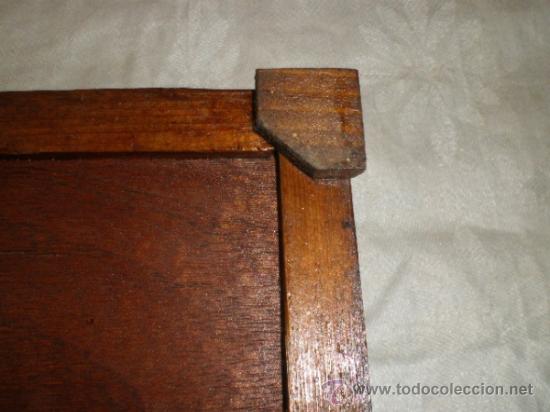 Antig&uuml;edades: caja de madera con aplicacion papel - Foto 10