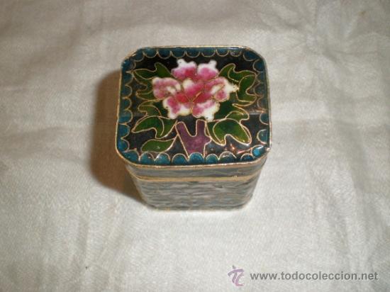 Antig&uuml;edades: caja de esmalte cloisonne - Foto 6