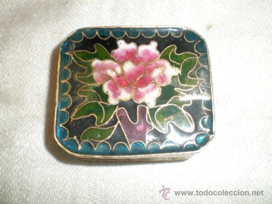 Antig&uuml;edades: caja de esmalte cloisonne - Foto 3