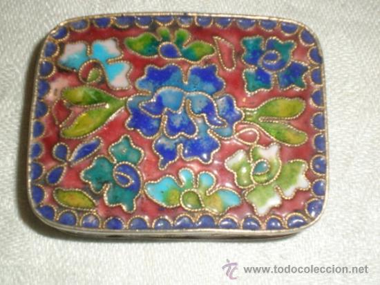 Antig&uuml;edades: caja de esmalte cloisonne - Foto 3