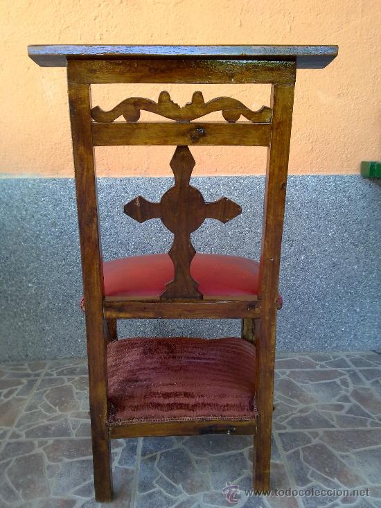 Antig&uuml;edades: antigua silla reclinatorio. - Foto 5